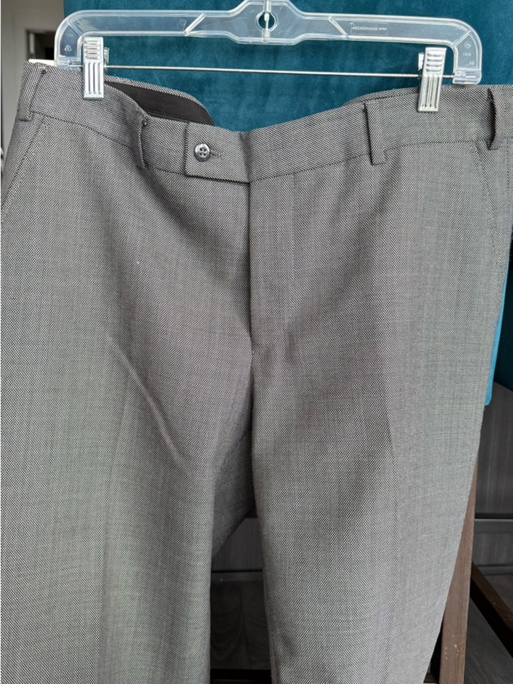 Kenzo Dress Trousers with Subtle Pattern